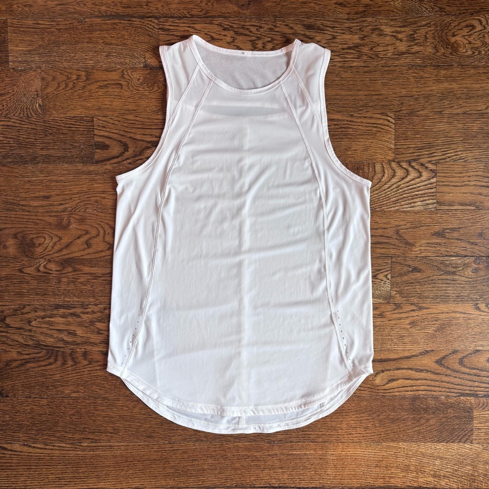 Lululemon Sculpt White Athletic Tank Top | Tag Missing - Measurements in pics